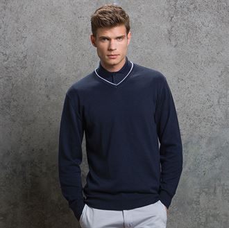 Contrast Arundel sweater