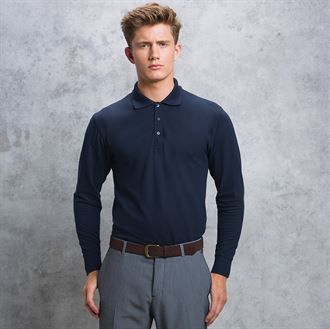 Piqué polo long sleeved