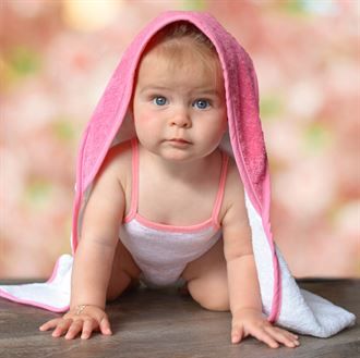 Babiezz™ medium baby hooded towel
