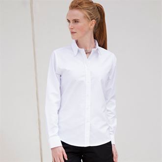 Women's classic long sleeved Oxford shirt