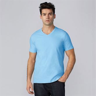 Premium cotton adult v-neck t-shirt