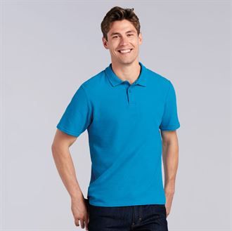 Softstyle adult double piqué polo