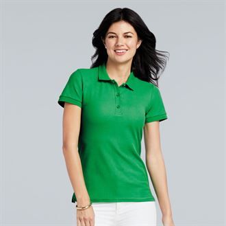 Women's premium cotton double piqué sport shirt