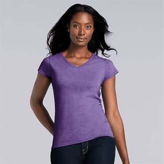 Softstyle® women's v-neck t-shirt