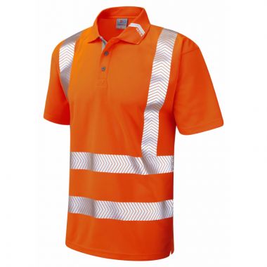 Broadsands ISO 20471 Class 2 Coolviz Ultra Polo Shirt Orange