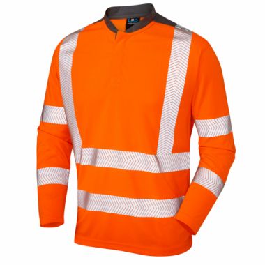 Hi Viz  Long Sleeved T Shirt COOLMAX  ISO 20471 Class 3 Watermouth Orange Railway  or Yellow T13
