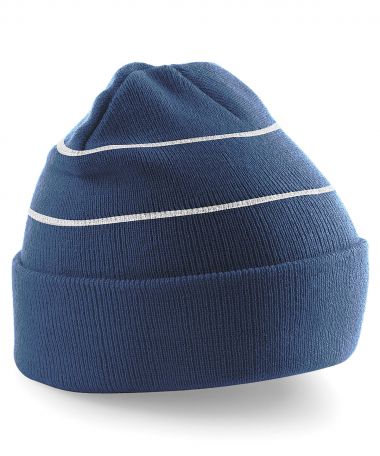 Enhanced-viz knitted beanie