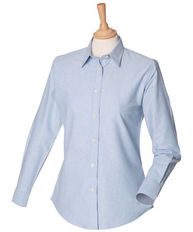 Women's classic long sleeved Oxford shirt