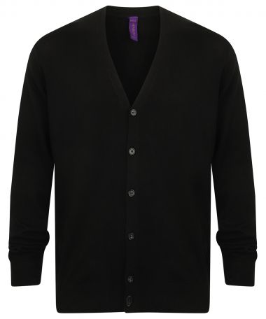 V-button cardigan