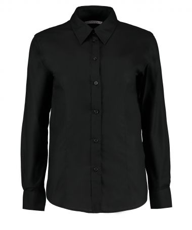 Women's workplace Oxford blouse long sleeved