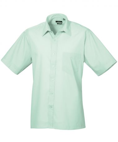 Short sleeve poplin shirt