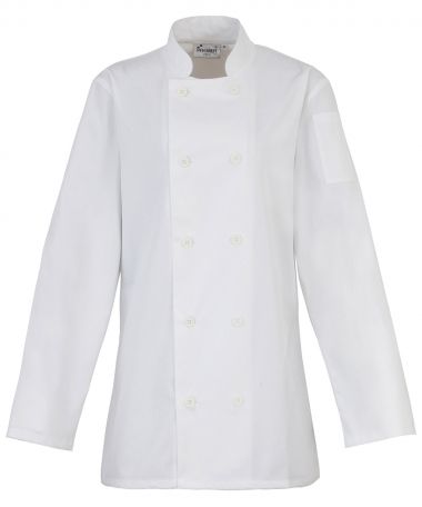 Women's long sleeve chef's jacket