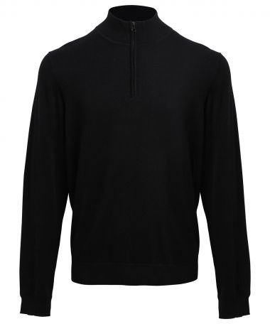 1/4 zip knitted sweater