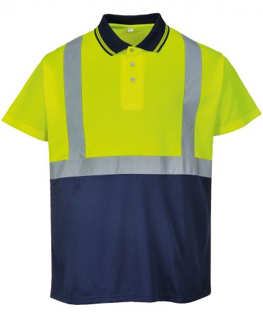 Hi-vis two-tone polo shirt (S479)