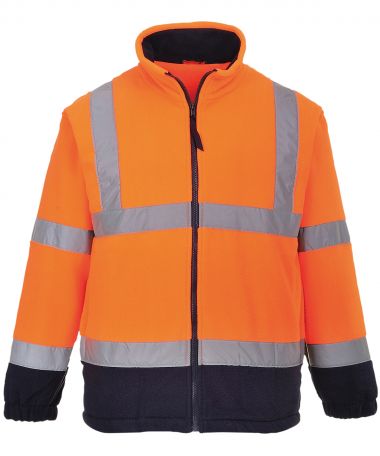 Hi-vis mesh lined fleece (F300)