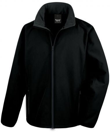 Printable softshell jacket
