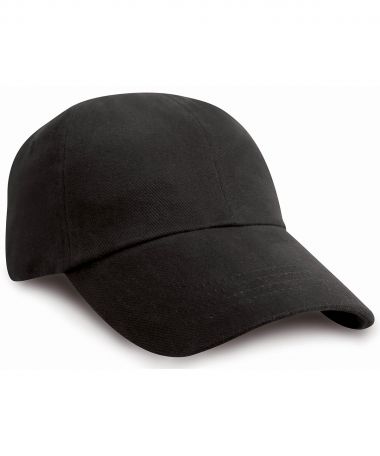 Junior low profile heavy brushed cotton cap