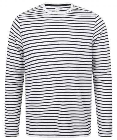 Unisex long-sleeved striped T