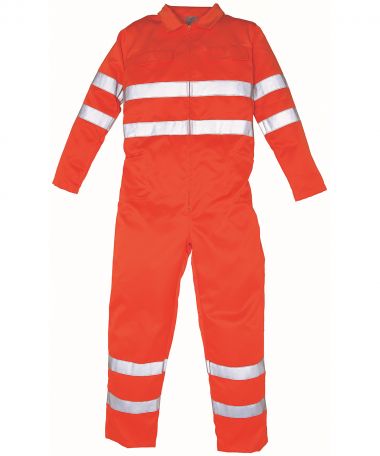 Hi-vis polycotton coverall (HV058)