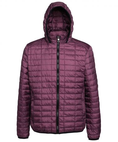 Honeycomb hooded jacket