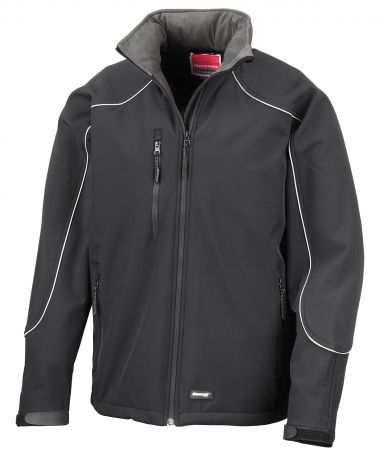 Ice fell hooded softshell jacket