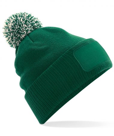 Snowstar patch beanie