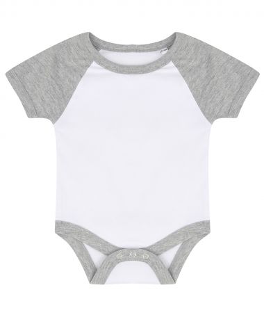 Essential short-sleeved baseball bodysuit