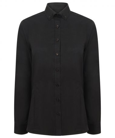 Women's modern long sleeve Oxford shirt