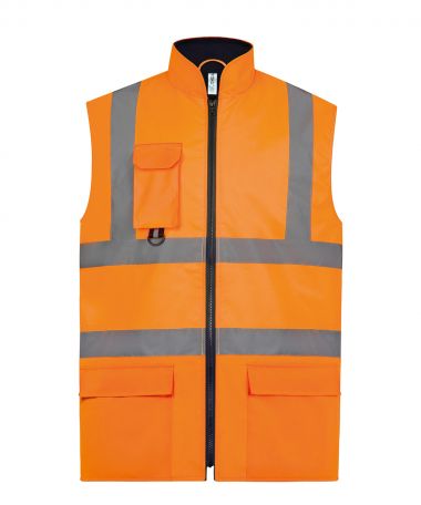 Hi-vis padded bodywarmer (HV005)