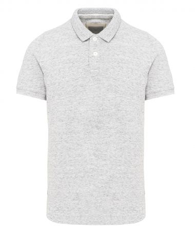 Men's vintage short sleeve polo shirt