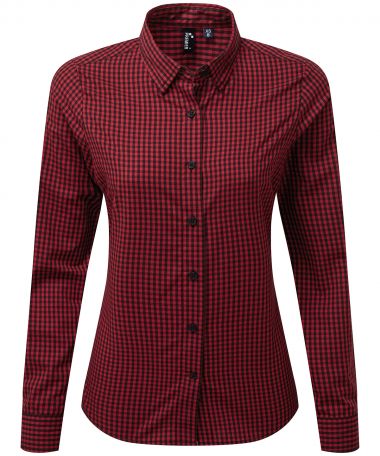 Women's Maxton check long sleeve shirt