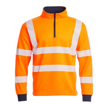 Blackrock Hi VIs 1/4 Zip Sweatshirt Orange