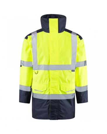 A01-Y/NV Tawstock Hi Vis Jacket Yellow / Navy
