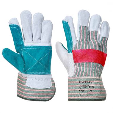 Classic Double Palm Rigger Glove - Green - XL