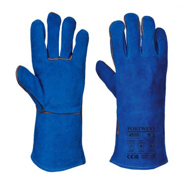 Welders Gauntlet - Blue - XL