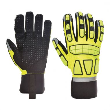 Safety Impact Glove Unlined - Yellow - L