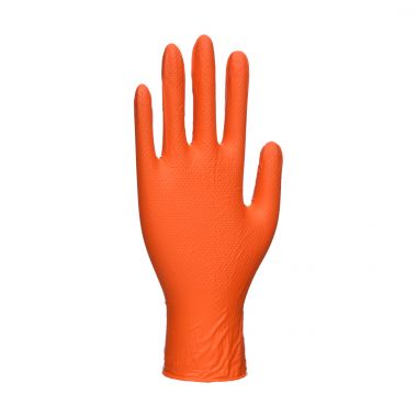 Orange HD Disposable Glove (Pk100)