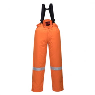 Araflame Insulated Winter Salopettes  - Orange - XL