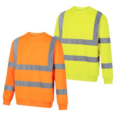 Hi Vis Crew Neck Sweatshirt