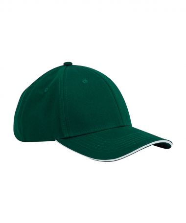 EarthAware classic organic cotton 6-panel cap  sandwich peak