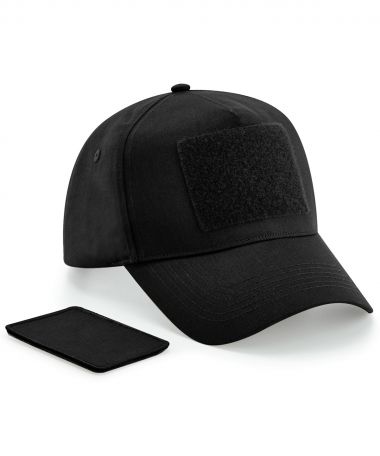 Removable patch 5-panel cap