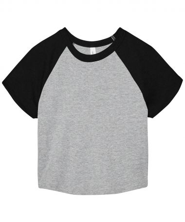 Womens micro rib raglan baby t-shirt