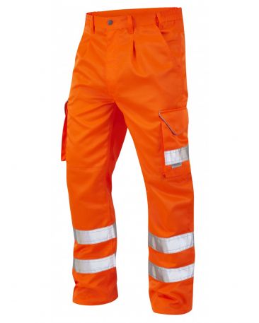 CT01-O Hi Vis Bideford Cargo Trousers Orange GO/RT3279