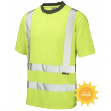 Braunton Yellow Hi-Vis Class 2 T-shirt