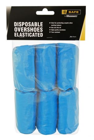 Disposable Overshoes Elasticated (30 Pairs)