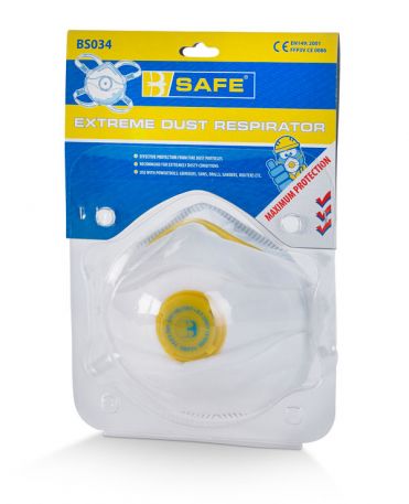 Pre-packed P3 Valved Mask