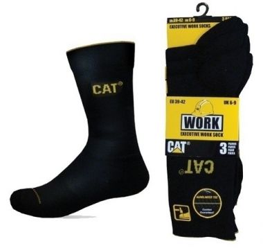 CAT EXECUTIVE WORK SOCK - 3 PAIR PACK