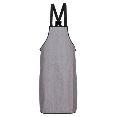 Cut Resistant Bib Apron - Grey -