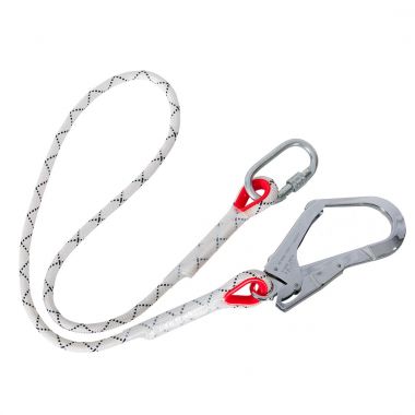 Kernmantle 1.5m Restraint Lanyard - White -