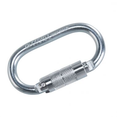 Twist Lock Carabiner - Silver -